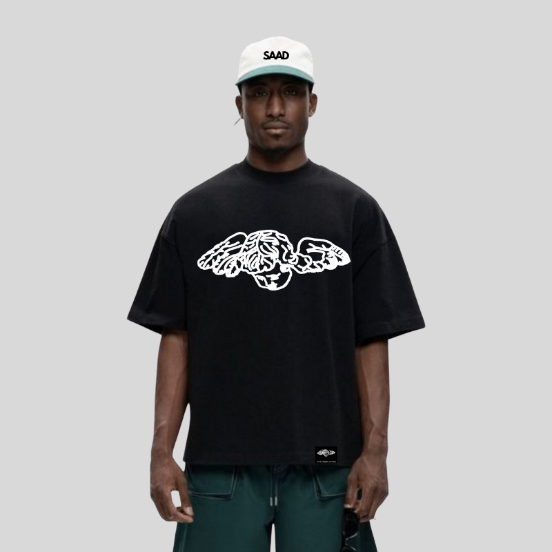 T-SHIRT OVERSIZE "LOGO ANGEL" SAAD